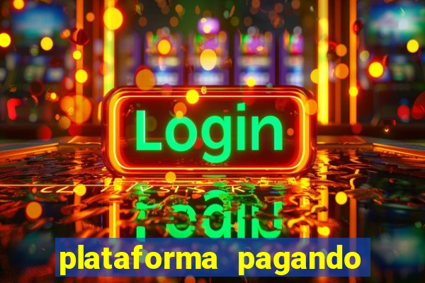 plataforma pagando bonus no cadastro